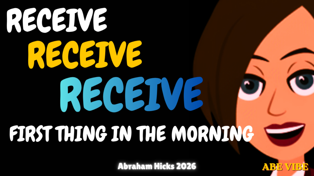 ✨ Align your energy to RECEIVE!🔥ABRAHAMHICKS-2026