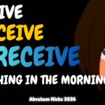 ✨ Align your energy to RECEIVE!🔥ABRAHAMHICKS-2026