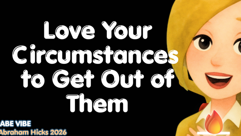 Love Your Circumstances to Get Out of Them🔥ABRAHAMHICKS-2026